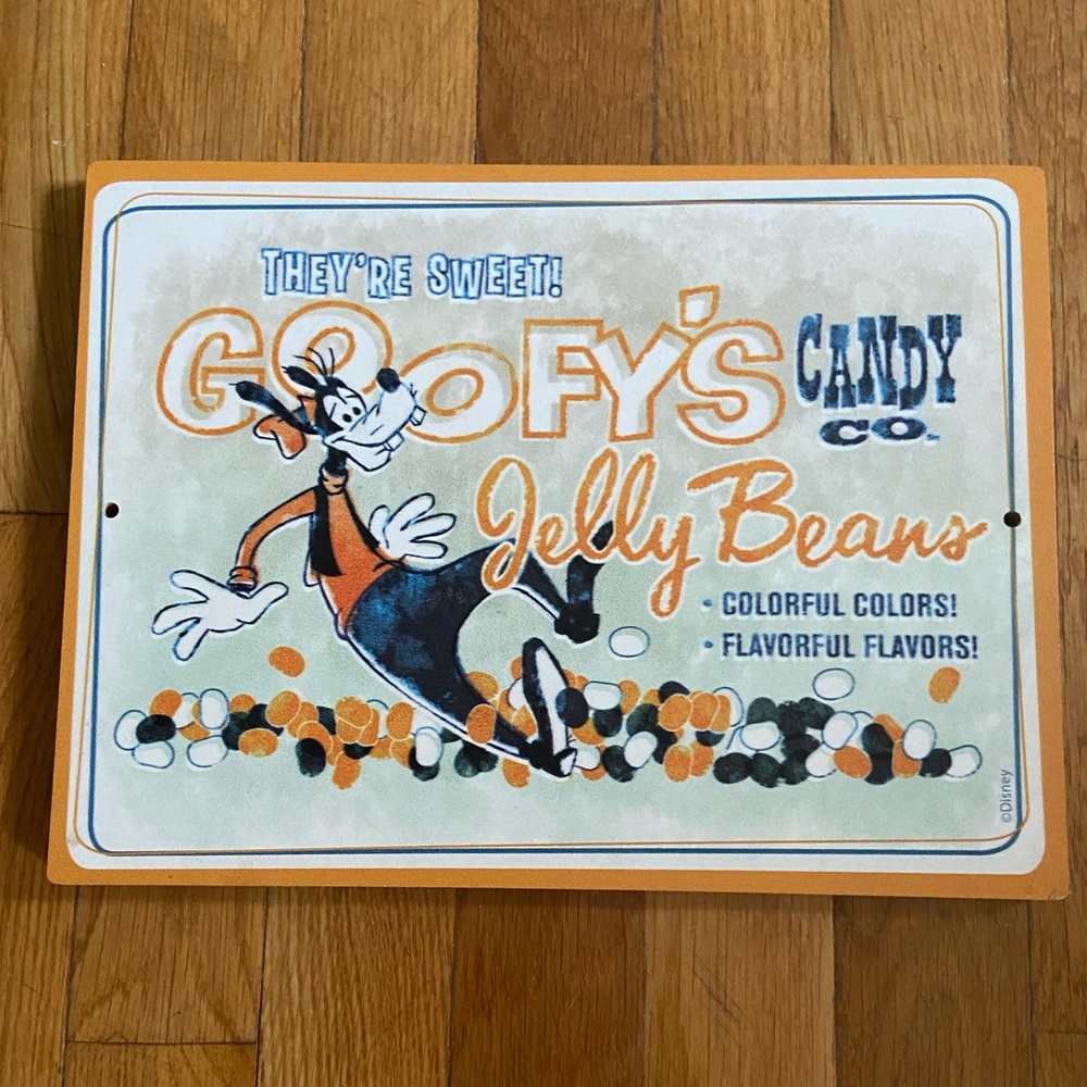 Vintage Goofy’s Candy Co. Wood Sign
